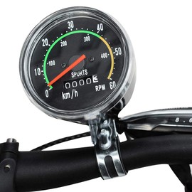 Funwill Speed Meter Mechanical Bicycle Data Recording Waterproof Classic Style