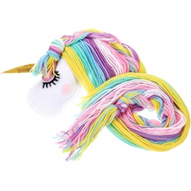 Porta Moños Unicornio Organizador para Moños y Pinzas de Cabello de Niñas Diseño Ligero y Tejido Resistente para Accesorios de Cabello