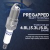 TICANEE Iridium Spark Plugs and Wires Set for Chevy 5.3L