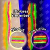 Kit Maquillaje Neón Pintura Crayón Fluorescente Glow Luz Uv