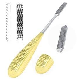 AAProTools TC Maltz Nasal Bone Rasp Medium Teeth Gold Handle Orthopedic Instruments OP-024