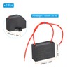 PATIKIL 4uF 450 V CBB61 Capacitor, 2Pcs Ceiling Fan Capacitor