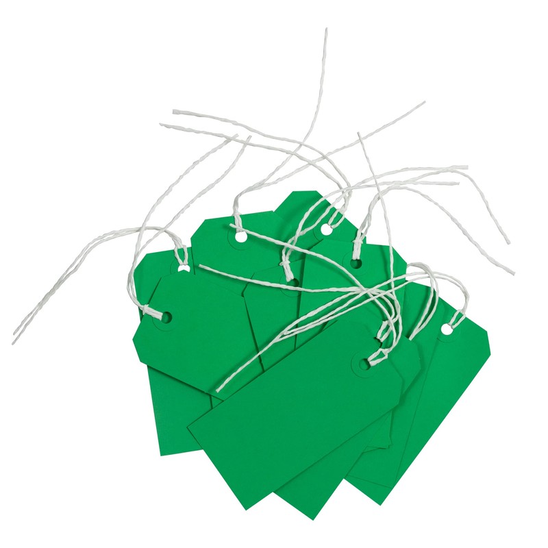 JAM PAPER Gift Tags with String - Medium - 4