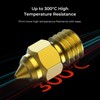 Creality Brass Nozzle Kit High Hardness 300℃ Temperature Resistance Smooth