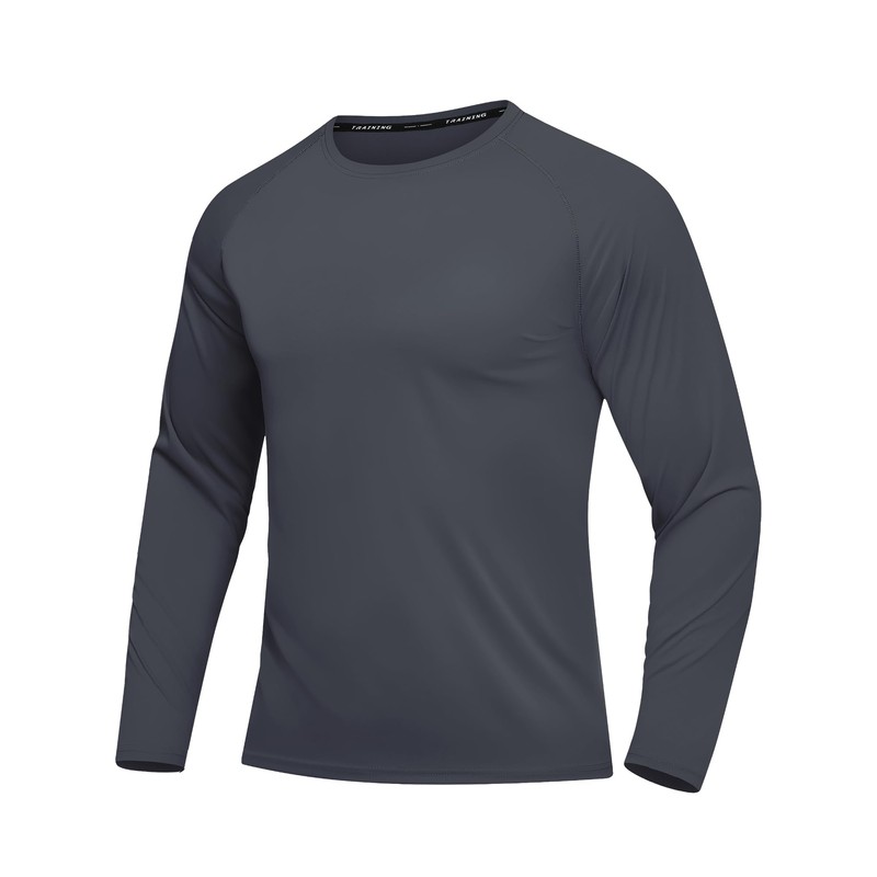 Rashguard Shirts for Men Long Sleeve UPF 50+ Sun Protection