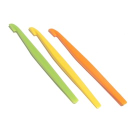 Lot of 3 Tupperware Citrus Peelers Lime Green Orange Lemon Yellow Rare