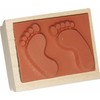 Stamps by Impression Feet, Footprints Rubber Stamp, Small (.75" x