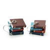 Miniblings Books, Earrings, Reading, Book-Stack, Bookworm, Colourful Paper, Handmade Fashion