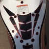 1 Set Gold Universal 3D Motorcycle Gas Tank Sticker, Fuel