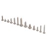 240Pcs Self Tapping Screws Cross Pan Head Stainless Steel M3