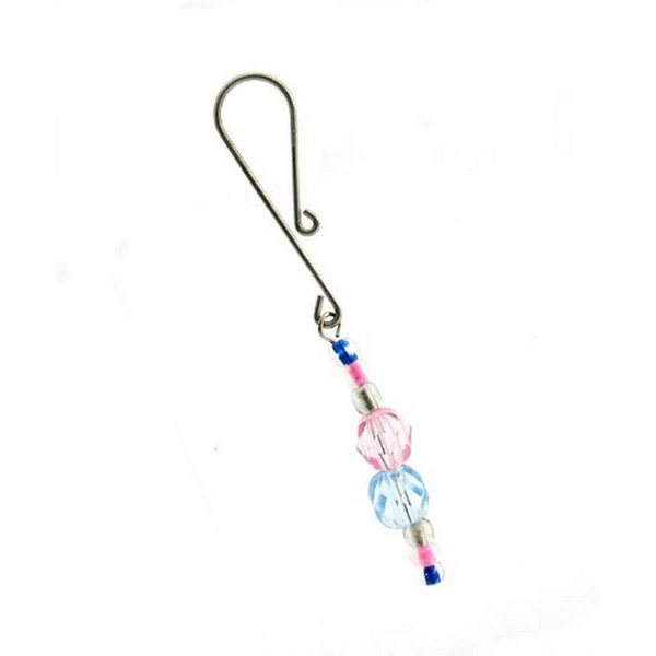 Fresh Clit Luver, Beaded, Pink/Blue