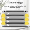 Ugyduky 24 Pcs Tray Stackers, Baking Sheet Stackers, Baking Pan