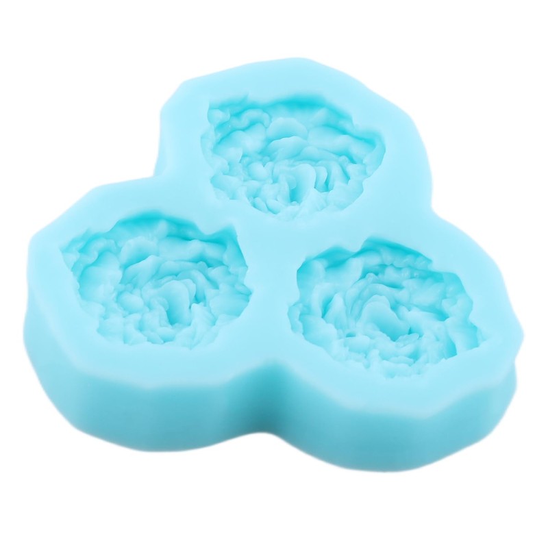 Peony Flower Fondant Mold Flower Silicone Chocolate Molds