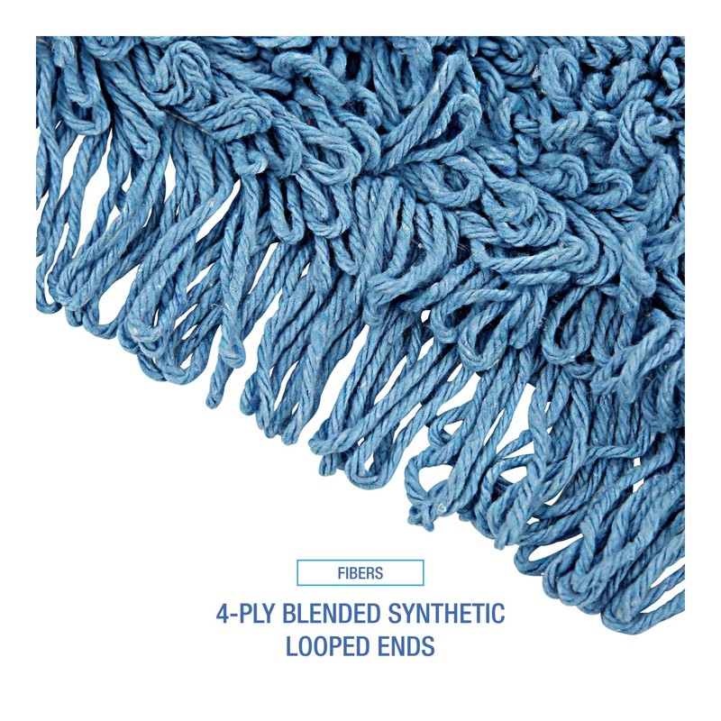Boardwalk HL365BSPC Looped-End Dust Mop Kit 36 x 5 60-Inch