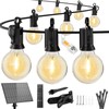 Brightown 108FT Solar String Lights Outdoor with Remote and 52