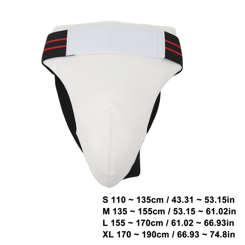 Boxing Groin Guard Protector Elastic Straps Adjustable Breathable Athletic Cup