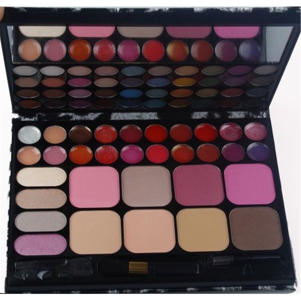 FantasyDay® Professional 72 Colours Eyeshadow Palette Makeup Kit with Lip Gloss Concealer and Blush - Ideal for Both Professional and Personal Use