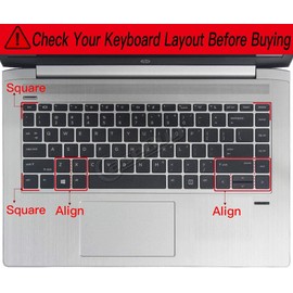 Keyboard Cover for 14" HP ProBook 440 445 G5 G6 G7, HP ProBook 640 G4 G5 14", HP ProBook 430 G5 13.3", HP ProBook x360 440 G1 14" Keyboard Skin Protector, Colorful