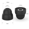 5 Pairs of Double Flange Replacement Earbud Tips fit Powerbeats,