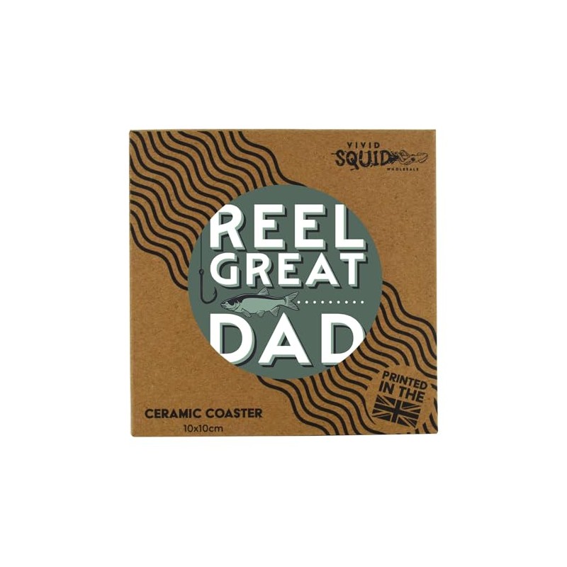 Global Designs Reel Great Dad Fishing Father's Day Hobbies Green
