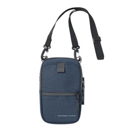 Sanwa Direct 200-BAG202NV Smartphone Pouch, Shoulder Strap, Belt Loop, Compatible with Smartphones, 6.5 inches, Includes Carabiner/Belt, Navy