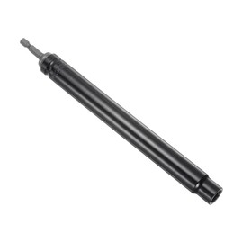 CoCud Extra Long Hollow Socket, 12mm Size 200mm Length 1/4" Hex Shank, 6-Point Quick-Change Deep Well Power Nut Driver - (Applications: for Long Threaded Rod/Bolts)