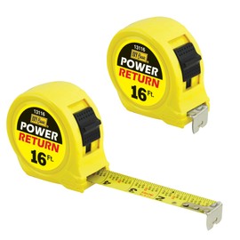 IVY Classic 13116 16' x 3/4" Power Return Measuring Tape, 2-Pack