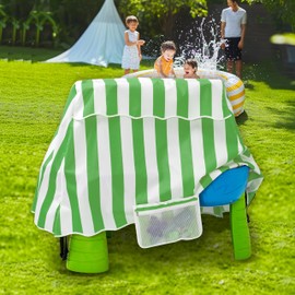 UNARK Water Table Cover for Toddler Outdoor Toys,Kids Water Table Cover for Water Table,Water Table Accessories for Water Table for Toddlers 1-3,Water Table Covers for Toddler Outdoor Toys (Green)