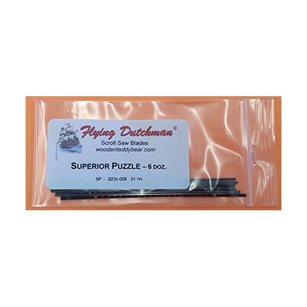 Flying Dutchman Superior Puzzle Six Dozen Scroll Saw Blade Pack