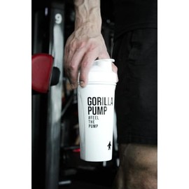 Shaker Plástico 20oz 591ml Botella Mezcladora Deportiva Con Tapa Segura Para Gym, Crossfit Y Bebidas Deportivas (Blanco Glaciar)