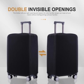 RainVillage Travel Luggage Cover Suitcase Protector 28-29 inch, Black