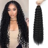 MLETULIPS Ocean Wave Crochet Hair Extensions, Deep Wave Braiding Crochet