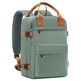 COOLIFE Hand Luggage Backpack for Ryanair 40 x 20 x 25 Travel Backpack Aeroplane 20L Small Hand Luggage Cabin Size Hand Luggage Bag with Laptop Compartment for Weekender Short Trip, dark green, Hand