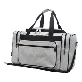 NGIL Canvas 23" inch Duffle Bag (Silver Glitter SLV)