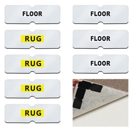 HYILUFEI Carpet, Anti-Slip Sheet, 8 Pieces, Anti-Slip, Anti-Slip Mat, Newest Improved Anti-Slip Sheet, Viscosity Restores When Washed with Water, Leaves No Traces, Can Be Used Repeatedly, Long Lasting