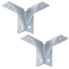 heneng 2 Pcs Wing Shaped Fitting for 1-5/8" Strut Channel,
