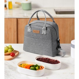 SLOSH Cool Bag Kids Men Women Picnic Work Lunch Food Insulated Office Waterproof Cooler Bag for Boys and Girls (Grey, 10L)