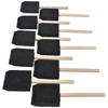 School Smart Wedge Foam Wood Handle Paint Brush, 2 Inches,