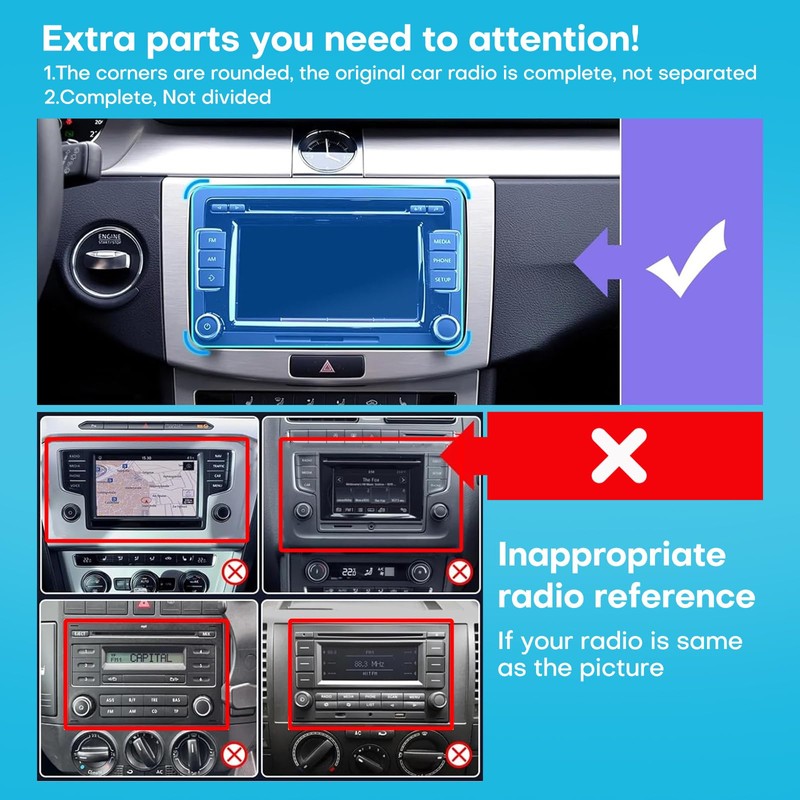 4Core+64G Car Radio for VW Volkswagen Seat Golf Passat Jetta