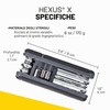 Topeak Hexus X - Utensile multifunzione, nero