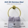 ieron Round Towel Hanger, Multifunctional Hook, Bath Ring Hand Towel