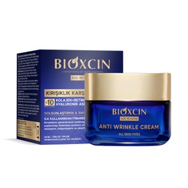 BİOXCİN Age Reverse Kırışıklık Karşıtı Krem 50 ML -%10 Retinol, Kolajen Dolgunluk, Sıkılık
