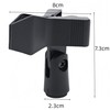 AkNebriax 2 Pack Microphone Holder Clip On with Screw Conversion