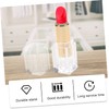 PACKOVE 4 Pcs DIY Lipstick Tubes Refillable Lip Balm Containers
