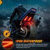 Nilight 2PCS 5Inch LED Motorcycle Turn Signal Running Brake Stop