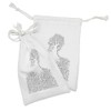 Lunarable Tree of Life Fabric Pouch Set of 2, Cutout