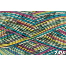 King Cole 783473 Zig Zag 4Ply Circus Yarn - 420M, 100g