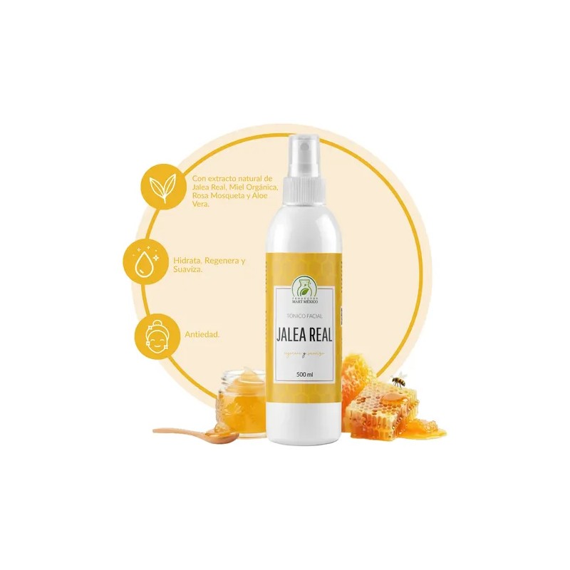 Tónico Facial Jalea Real 500ml Piel Normal a Grasa Mart