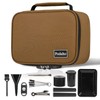 PODAHO Brown Travel Odorless Bag with 10PCS Accessories, Portable Smell