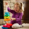 Rotating Stacking Toy for Kids Rainbow Rotating Wheel Toy Fun